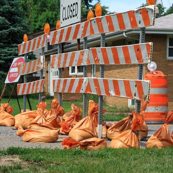 Durasack 14 in. x 26 in. Empty Sand Bags with Tie Strings, Orange, 15000PK - SB-1426ORG-P