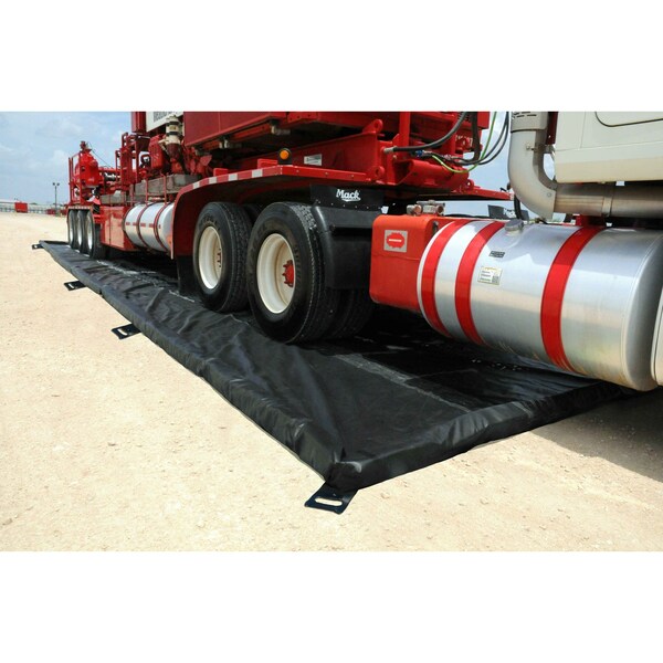 Ultratech Ultra-Containment Berm, Foam Wall, 22 oz 24 MIL PVC, 6' x 6' x 4'' - 8467