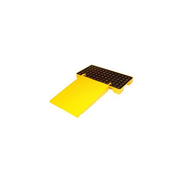 Justrite Eagle 1689 Spill Containment Poly Pallet Ramp - Yellow - 1689