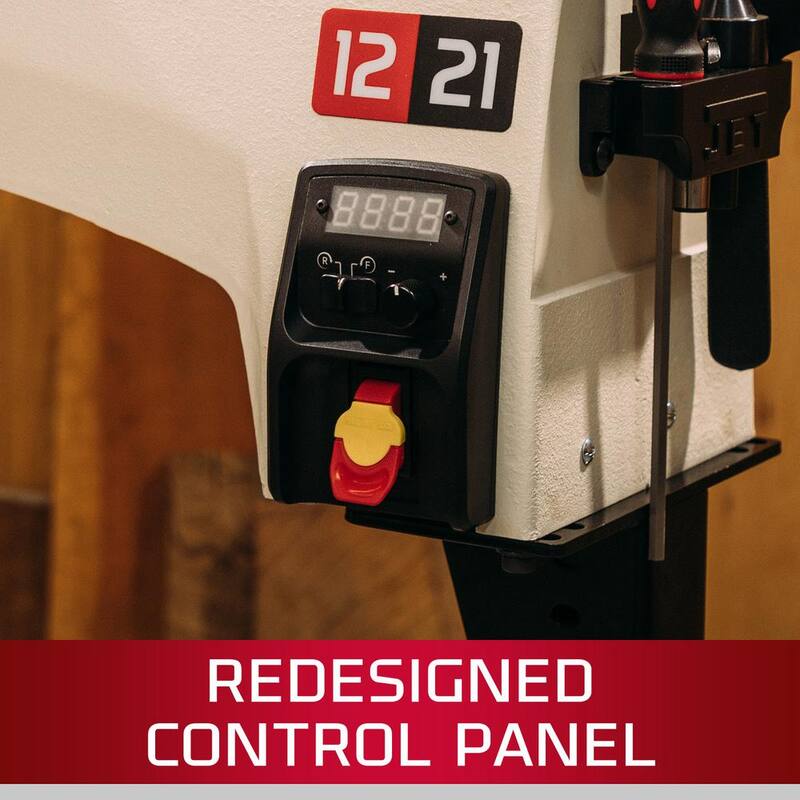 Torno de madera Jet de 1 HP, 12 pulgadas x 21 pulgadas, Velocidad variable, 115 voltios, JWL-1221VS - 719200