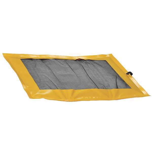 Eagle Mfg Sorbent Pad, 2 gal Spill Capacity, 2 gal Load Capacity, PVC Coated Fabric - T8341