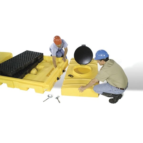 Ultratech Expansion Tank, 65 gal Spill Capacity, 30 lb. Load Capacity, Polyethylene - 1124