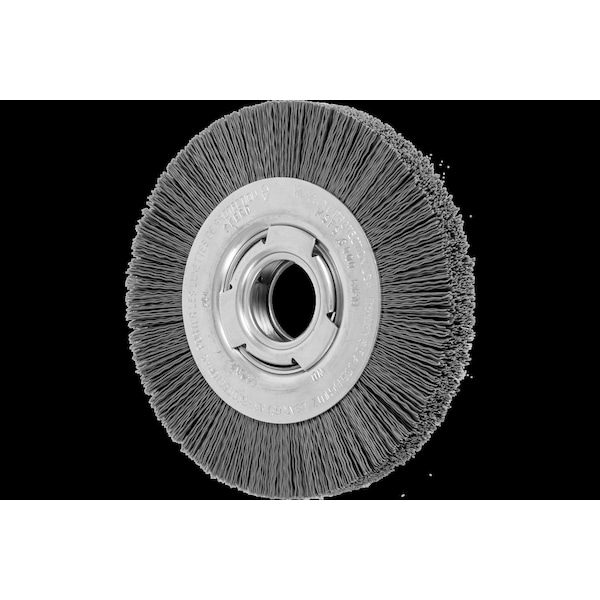 Pferd 6" M-BRAD WF Wheel Brush - 2" A.H., .022 SiC - 320 Grit - 83702