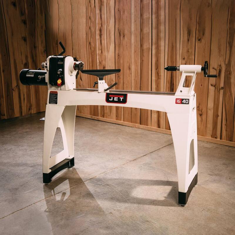 Torno de madera Jet JWL-1640EVS de 16 pulgadas x 40 pulgadas - 719500.