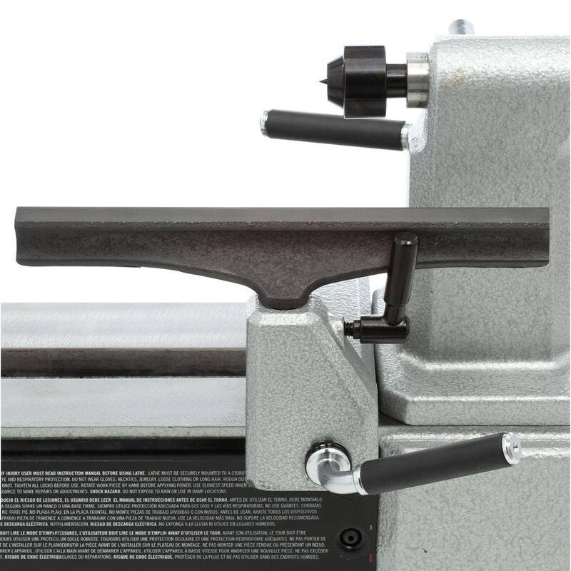 Torno de madera mini con velocidad variable de 12-1/2 pulgadas - 46-460