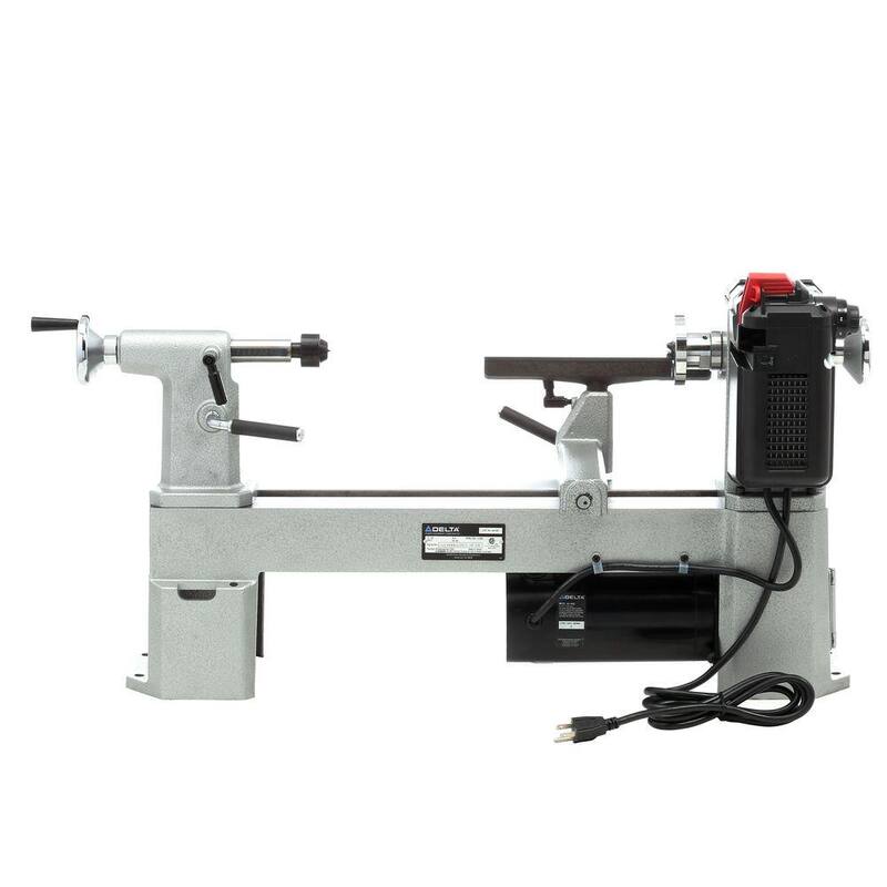Torno de madera mini con velocidad variable de 12-1/2 pulgadas - 46-460