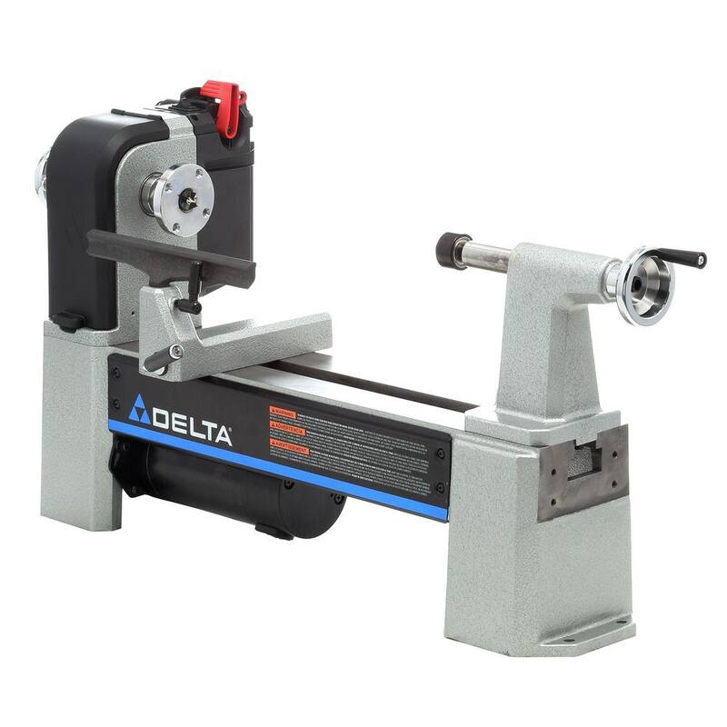 Torno de madera mini con velocidad variable de 12-1/2 pulgadas - 46-460