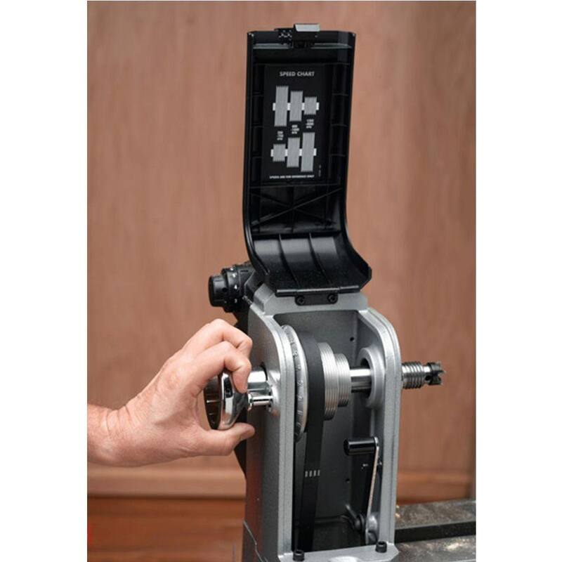 Torno de madera mini con velocidad variable de 12-1/2 pulgadas - 46-460