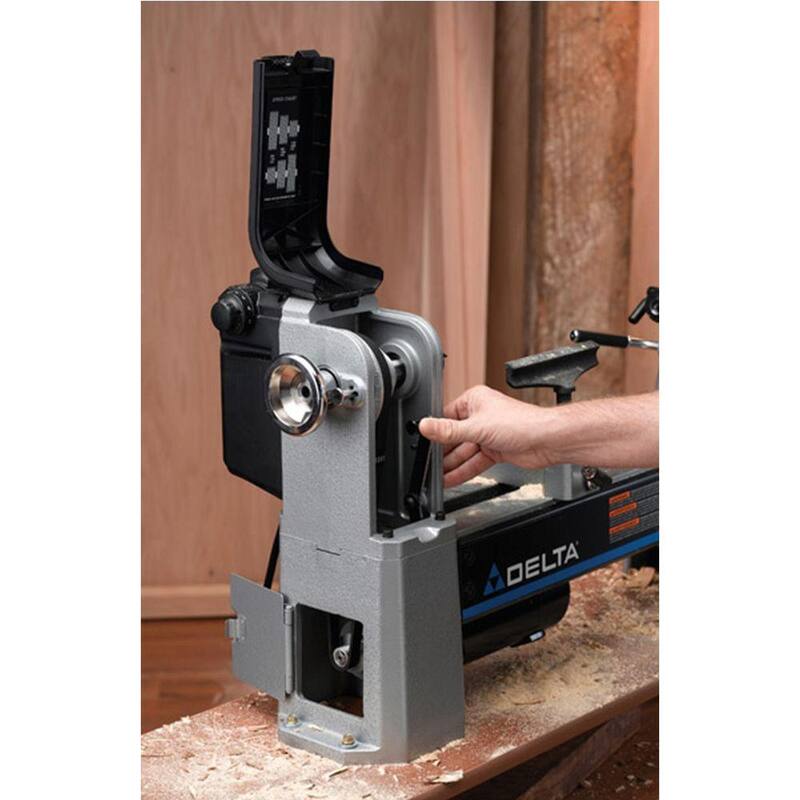 Torno de madera mini con velocidad variable de 12-1/2 pulgadas - 46-460