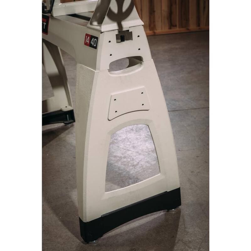 Torno de madera Jet JWL-1440VSK de 14 pulgadas x 40 pulgadas con patas - 719400K