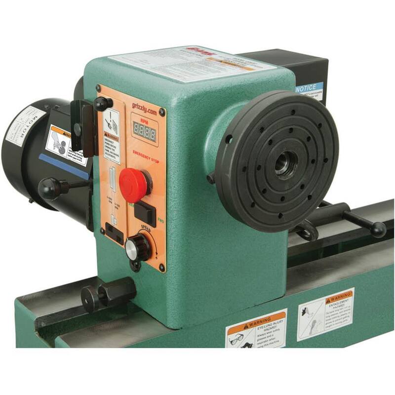 Torno de madera de velocidad variable Grizzly Industrial de 16 pulgadas x 42 pulgadas - G0632Z.