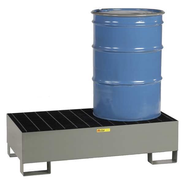 Little Giant Spill Deck, 66 gal Spill Capacity, 2 Drums, 2,000 lb Load Capacity, Heavy Gauge Steel - SST-5125-66