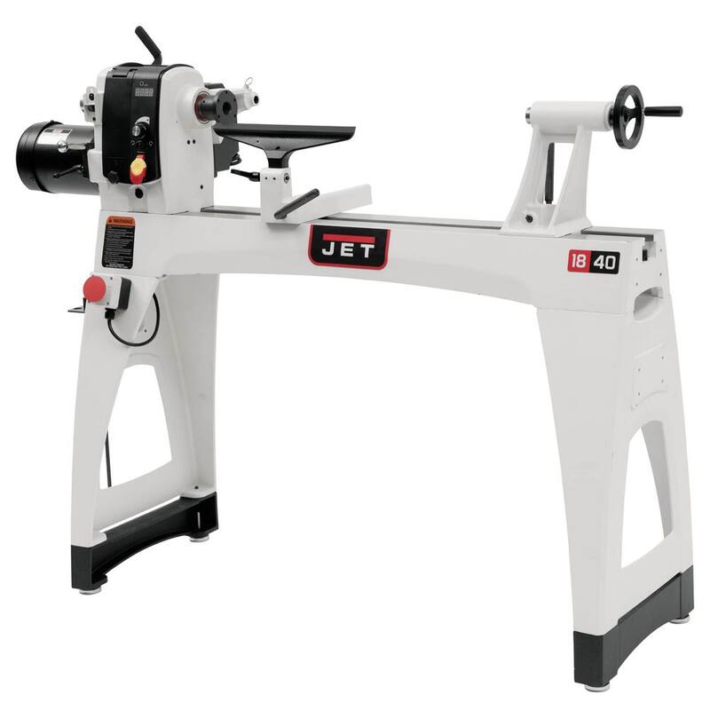 Torno de madera Jet JWL 18 in. x 40 in. 230-Volt 2 HP - 719600