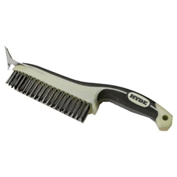 Dendesigns 46834 6 in. High Carbon Steel Ergonomic Wire Brush - DE697742