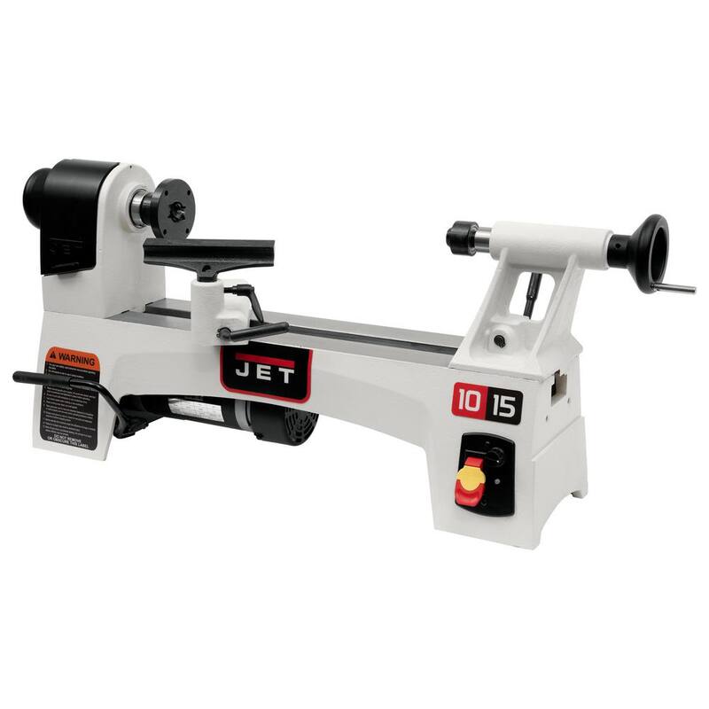 Torno de madera Jet de 1/2 HP, 10 pulgadas x 15 pulgadas, Velocidad Variable, 115 voltios, JWL-1015VS - 719110