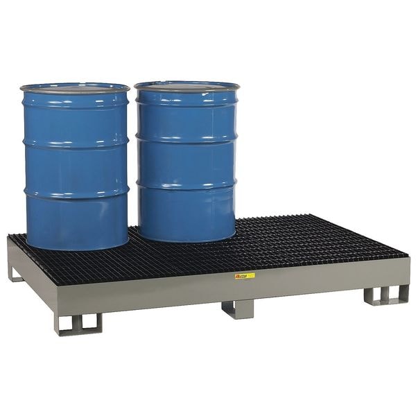 Little Giant Spill Deck, 99 gal Spill Capacity, 6 Drums, 6,000 lb Load Capacity, Steel - SST-5176