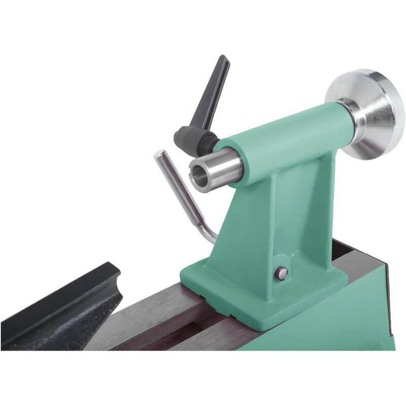 Torno de banco de madera de velocidad variable de Grizzly Industrial de 10 pulgadas x 18 pulgadas - T25926