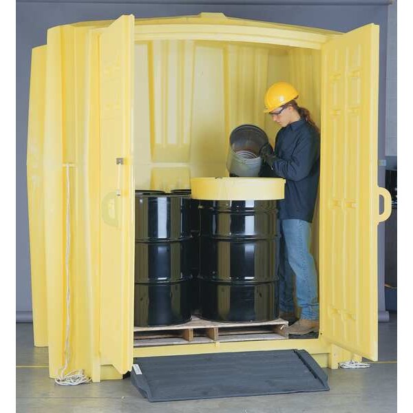 Enpac Coverd Drum Spl Contnmnt Hut, 94 in. H - 4010-YE