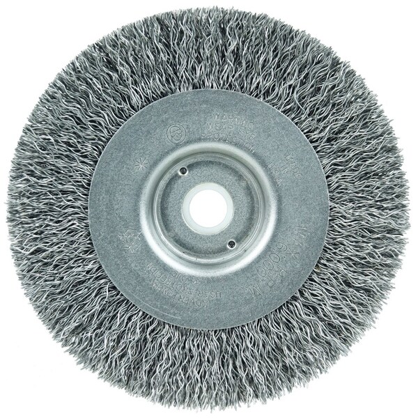Weiler Wolverine 4" Wheel, .014" Steel Fill, 1/2"-3/8" Arbor Hole - 36262