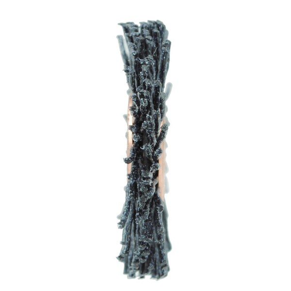 Weiler Burr-Rx 1-1/4" Dia Wheel Brush, .026/120CG Crimped Fill, 1/4" - 17551