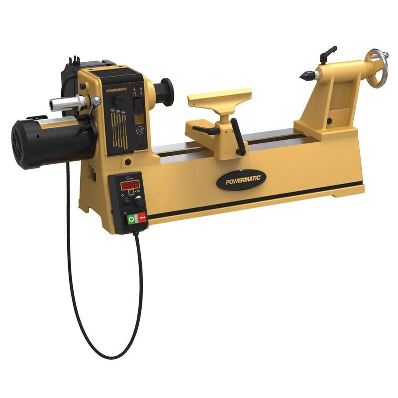 Torno de madera Powermatic PM2014 de 14 pulgadas x 4 pulgadas - 1792014