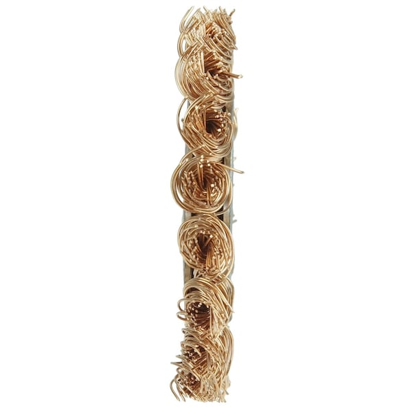 Weiler 3" Standard Twist Knot Wire Wheel, .020" Bronze Fill, 1/2"-3/8" - 8271
