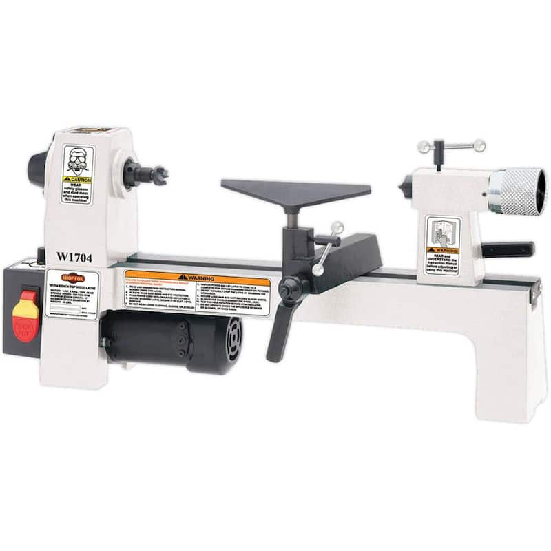 Torno de madera de banco Shop Fox de 8 pulgadas x 13 pulgadas - W1704
