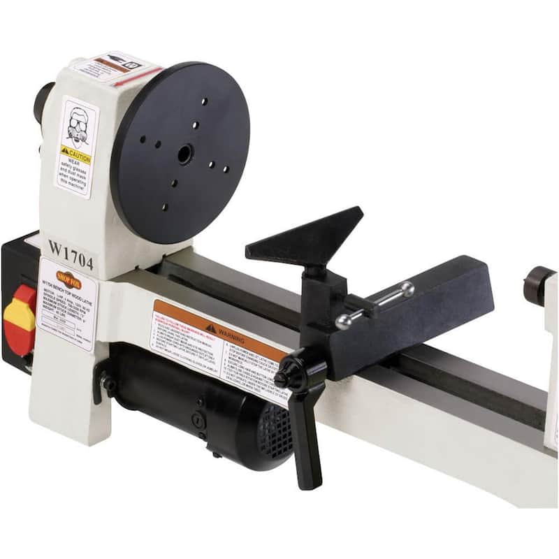 Torno de madera de banco Shop Fox de 8 pulgadas x 13 pulgadas - W1704
