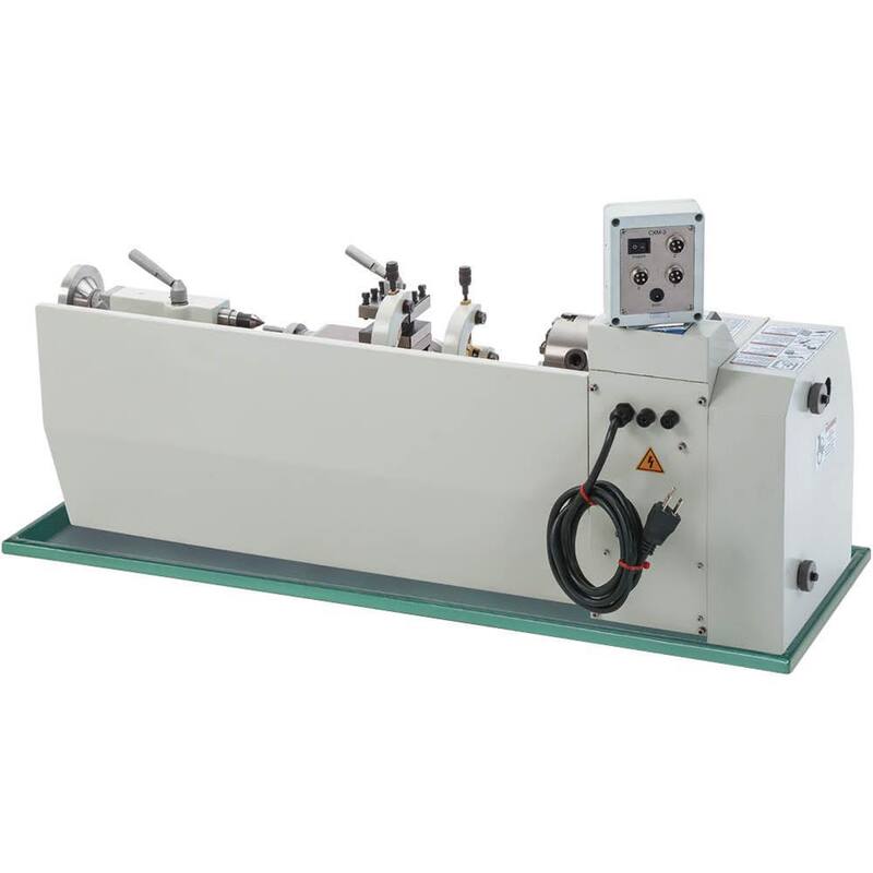 Torno de banco de velocidad variable de 8 pulgadas x 16 pulgadas con visualizador de posición digital en el eje X/Z - G0768Z.