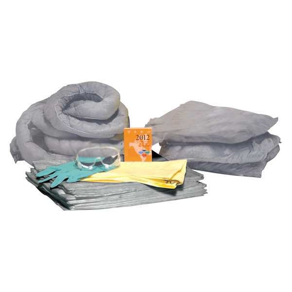 Condor Spill Kit Refill, 29 gal Volume Absorbed per Kit, 30 gal Capacity, Refill - 35ZR72