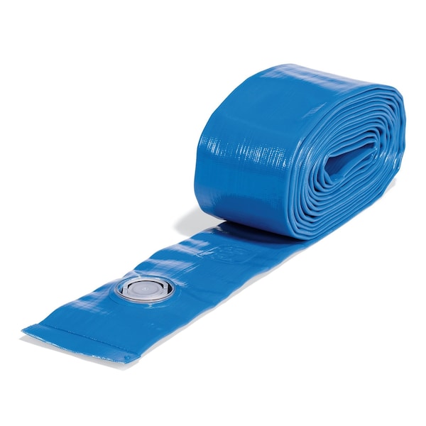 Pig Reusable Water-Filled Barrier, Ideal For Washdowns, Temporary Water Diversion, 3in W x 50' L - WTR043