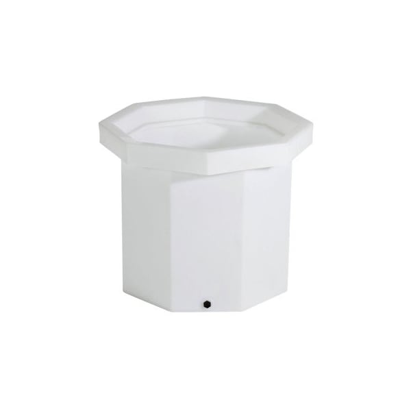 Pig PIG Single Drum Container with Drain Plug White 32.81" L x 32.81" W x 27.33" H - DRM878-WH