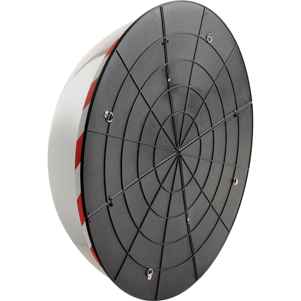 Global Industrial Full Dome Acrylic Warning Mirror, Indoor, 36 in Dia., 360 Degree Angle, Mounting Hardware Included - 670563
