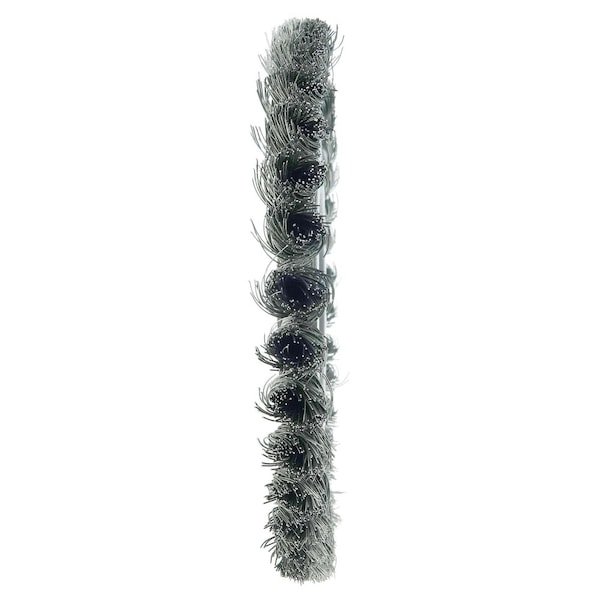Weiler 8" Standard Twist Knot Wire Wheel, .023" Steel Fill, 5/8" Arbor Hole - 8155