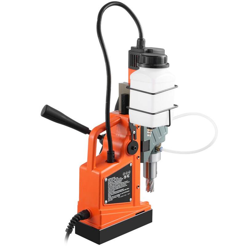 Taladro magnético VEVOR, 1450 watts, 12500N 850 RPM, prensa de taladro magnético eléctrico portátil con un diámetro de perforación de 1.57 pulgadas - CLZTJJT1140MMA10VV1