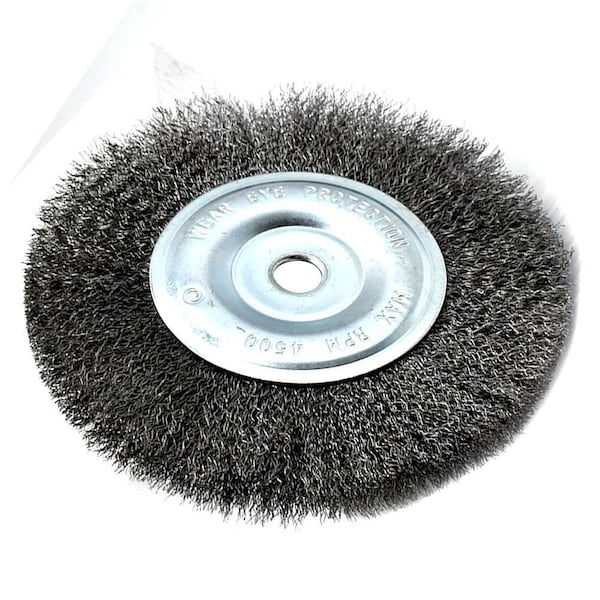 Superior Steel 4" Wire Wheel 1/2" Bore Fine - 6000 RPM - S1803