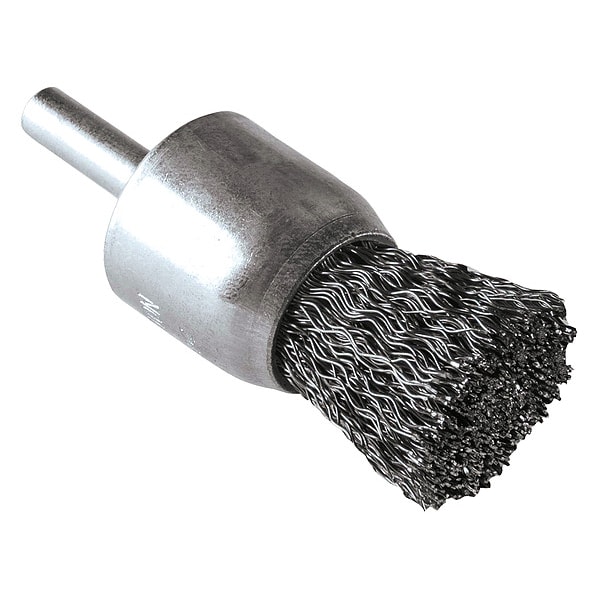 Makita 1" Crimped Wire End Brush, 1/4" Straight Shank - B-63030