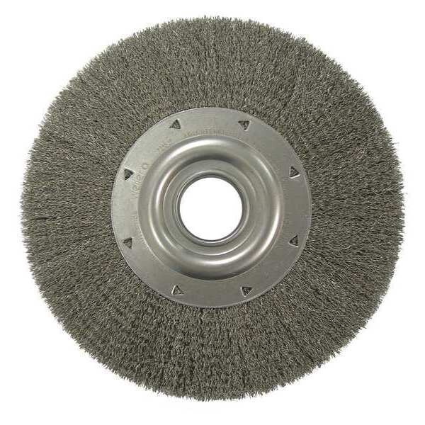 Weiler 12" Wide Face Crimped Wire Wheel .014" SS Fill 2" Arbor Hole - 03680