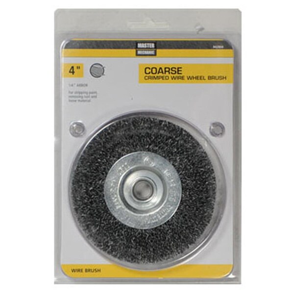 Disston 4 in. Master Mechanic Coarse Crimped Wire Wheel - 842804