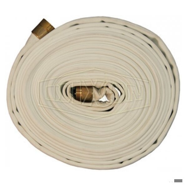 Dixon Coiled Rack Hose, 1-1/2 in, NST NH, 50 ft L, 225 psi Working, Polyester, Domestic - R515-50CBF