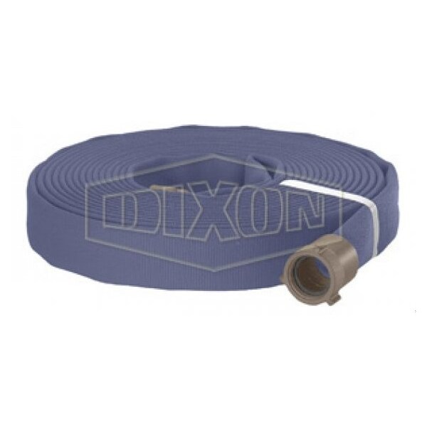 Dixon Double Jacket Potable Water Hose, 2-1/2 in, NST NH, 50 ft L, 270 psi Working, Aluminum - PW625B50RAF