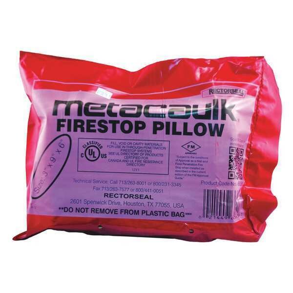 Metacaulk Fire Barrier Pillow, 6" L, 3" W - 66363
