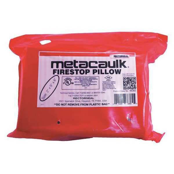 Metacaulk Fire Barrier Pillow, 6" L, 9" H - 66362
