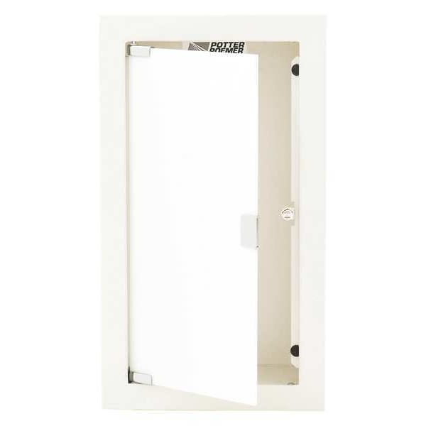 Buena Fire Extinguisher Cabinet, Semi Recessed, 20 3/4 in Height, 5 lb - 7108-A-18-VB