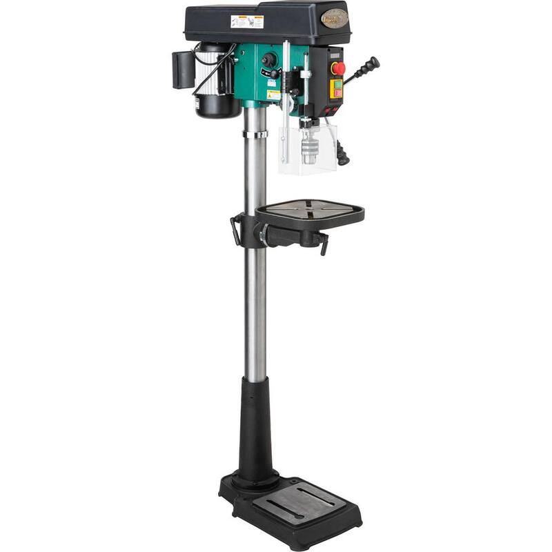 Prensa Taladradora de Piso de Velocidad Variable de 15 pulgadas con Capacidad de Mandril de 5/8 de pulgada - T33960