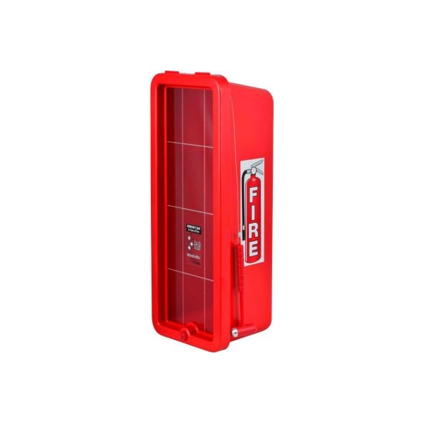 Cato Cato Chief Plastic Fire Extinguisher Cabinet, Fits 10 Lbs. Extinguisher, Red - 11051-H