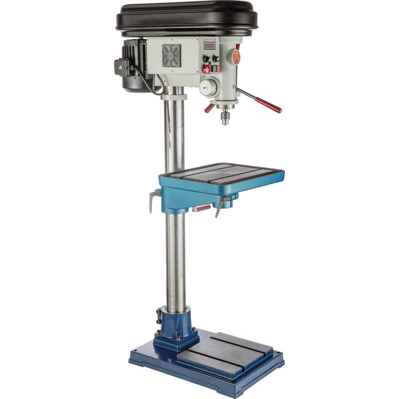 Prensa de taladro de piso de velocidad variable de 19-1/2 pulgadas con capacidad de mandril de 5/8 pulgadas - SB1125