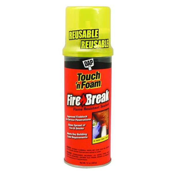 Dap Spray Foam Sealant Kit, Aerosol Application Method Aerosol Can, Orange, 2-3:1 Expansion Ratio - 7565010012