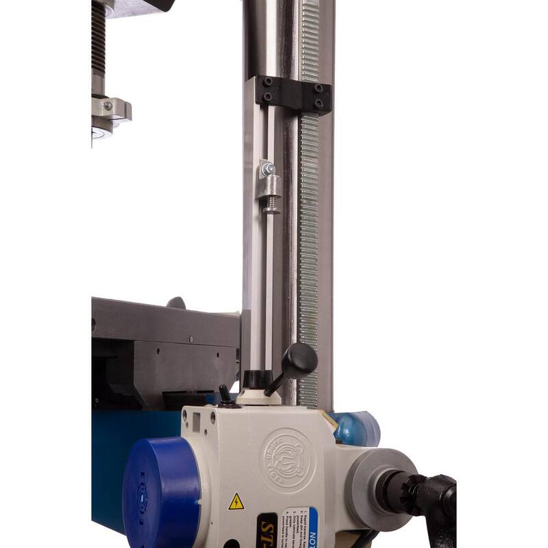Prensa de taladro de engranaje de velocidad variable de 21 pulgadas con capacidad de mandril de 5/8 pulgadas y mesa deslizante transversal - SB1116 de Grizzly Industrial