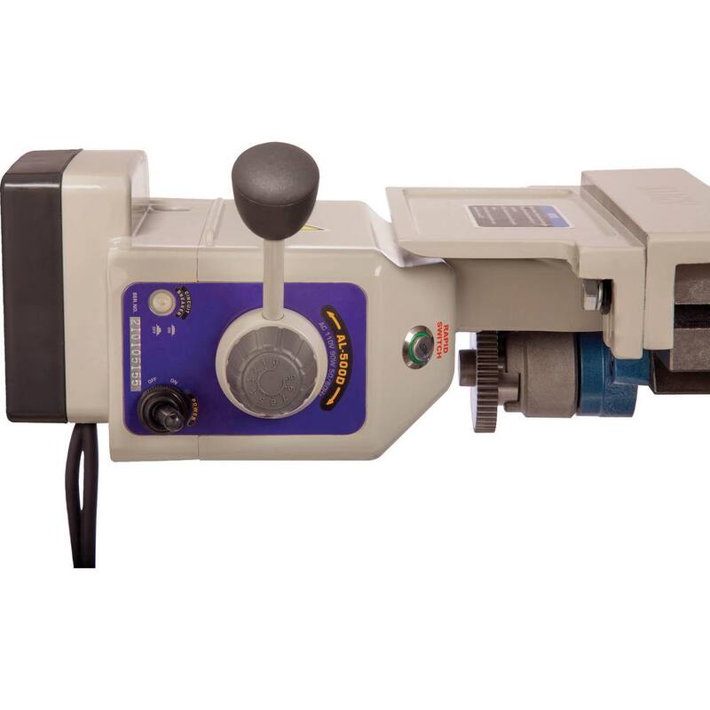 Prensa de taladro de engranaje de velocidad variable de 21 pulgadas con capacidad de mandril de 5/8 pulgadas y mesa deslizante transversal - SB1116 de Grizzly Industrial